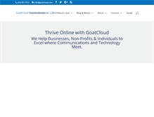 Tablet Screenshot of goatcloud.com